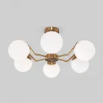Потолочная люстра Eurosvet Frost 70154/6 латунь  