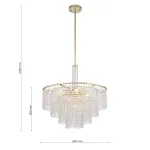 Люстра на штанге Favourite Fringe 4762-7P от ImperiumLoft