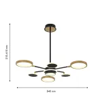 Люстра на штанге F-Promo Hybrid 4687-7P от ImperiumLoft