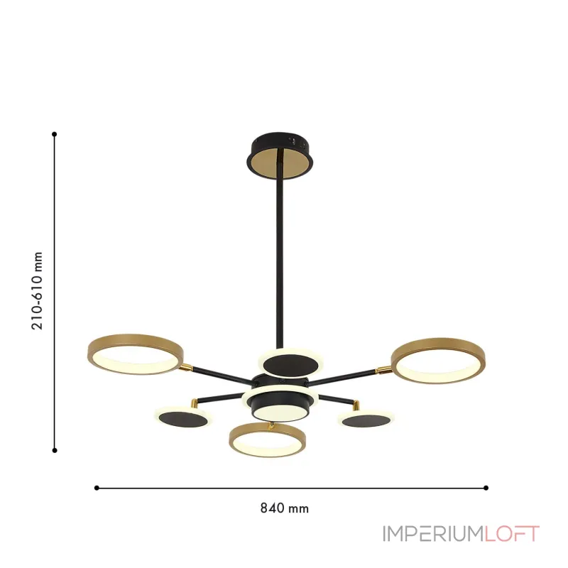 Люстра на штанге F-Promo Hybrid 4687-7P от ImperiumLoft Люстра на штанге F-Promo Hybrid 4687-7P от ImperiumLoft