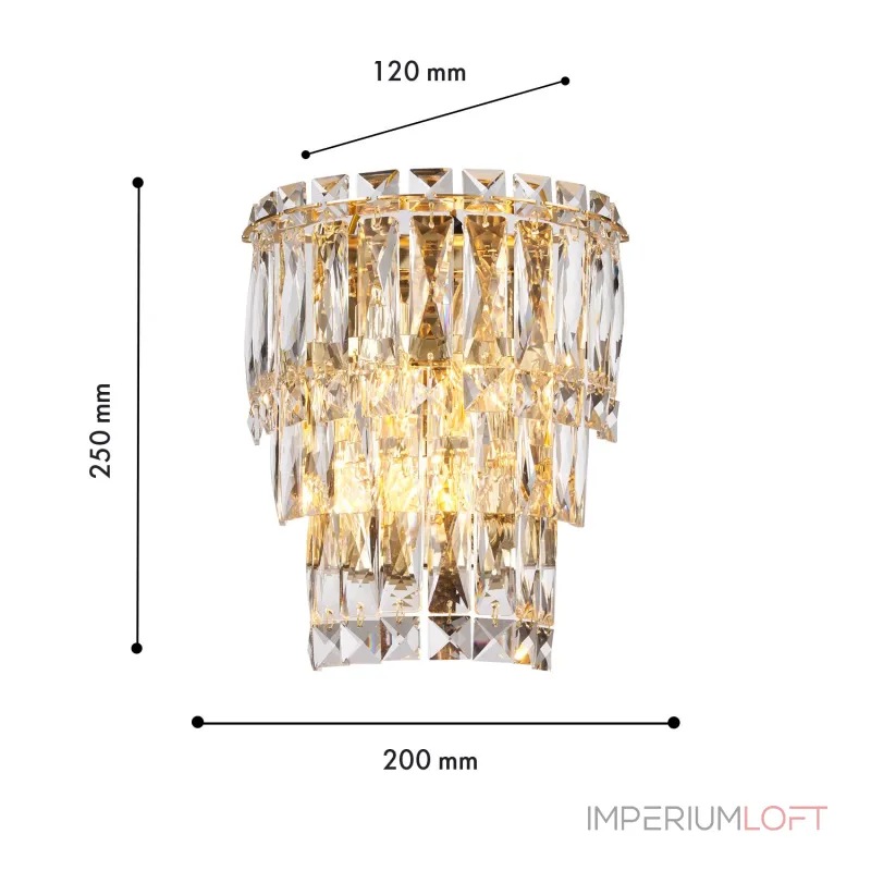 Настенный светильник Favourite Adamas 4781-2W от ImperiumLoft