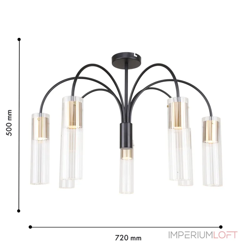 Потолочная люстра F-Promo Kors 4740-7C