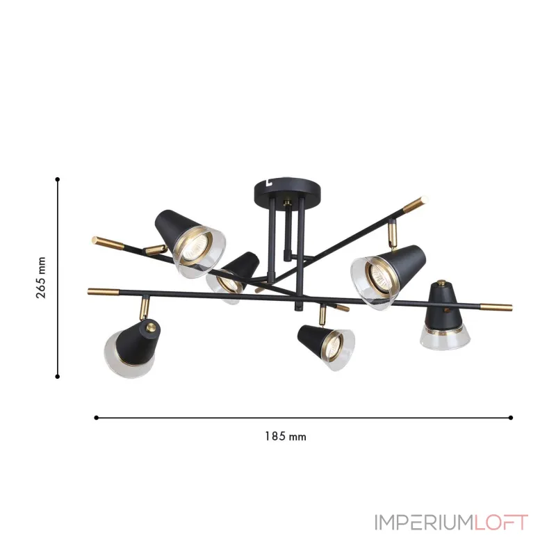 Потолочная люстра F-promo Trandy 4618-6C Потолочная люстра F-promo Trandy 4618-6C