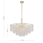 Люстра на штанге Favourite Fringe 4762-9P от ImperiumLoft