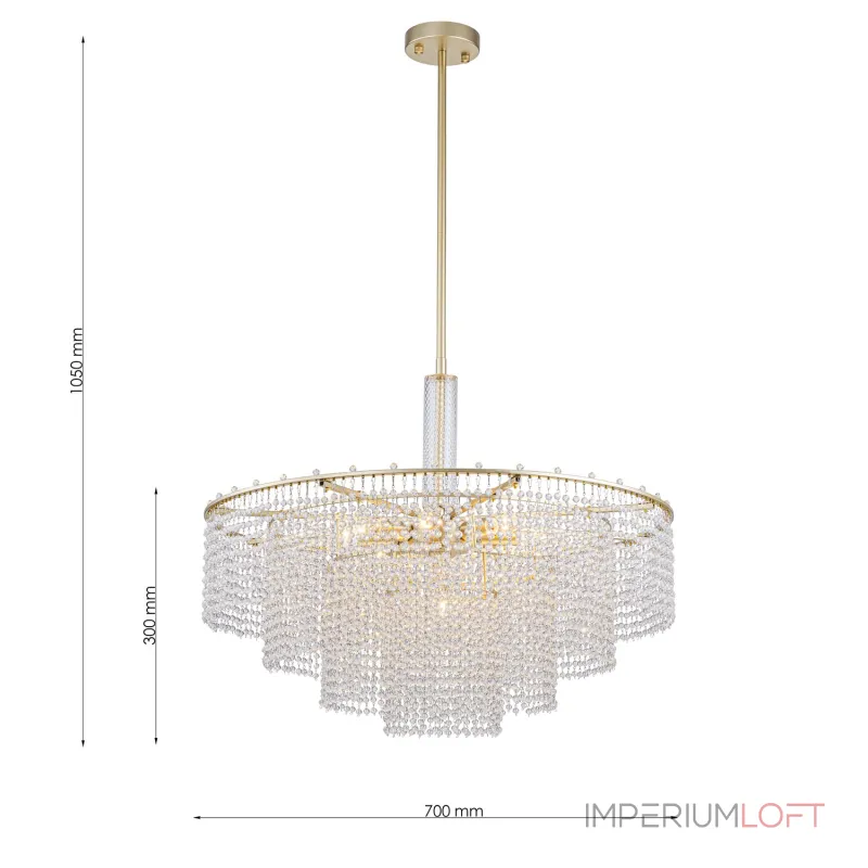 Люстра на штанге Favourite Fringe 4762-9P от ImperiumLoft