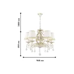 Подвесная люстра Favourite Musa 1734-5P от ImperiumLoft