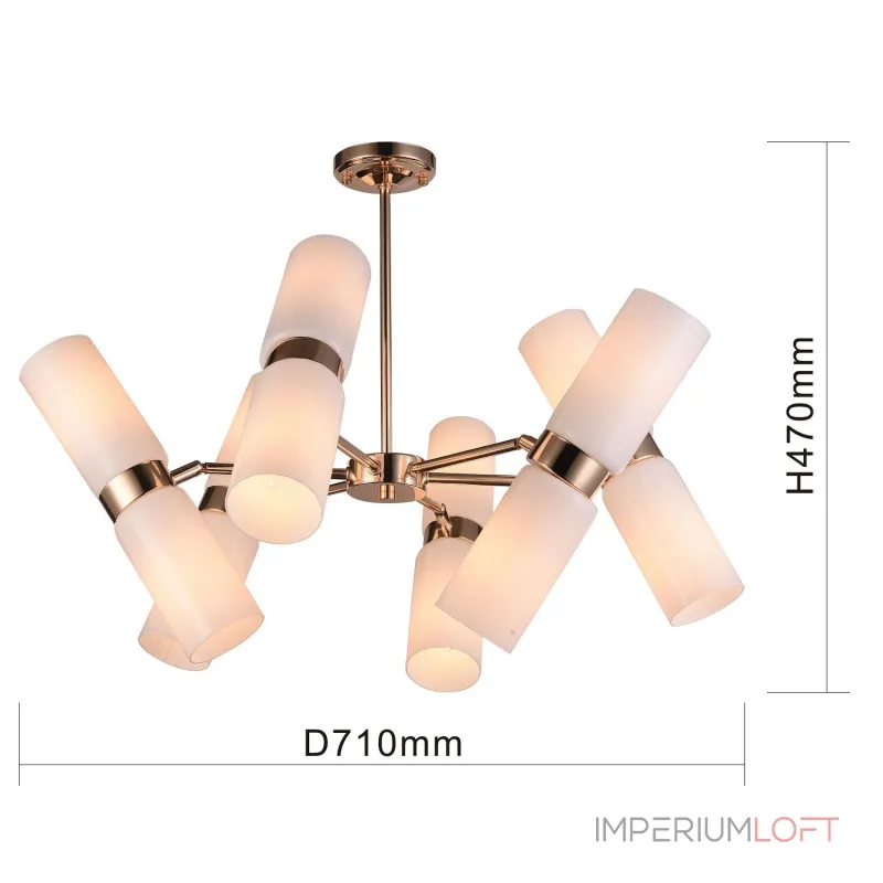 Люстра на штанге F-Promo Rollo 2617-12P от ImperiumLoft Люстра на штанге F-Promo Rollo 2617-12P от ImperiumLoft