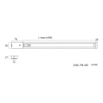 Шинопровод накладной L1000xW30xH17 Favourite Practica 2201-TW-100 от ImperiumLoft