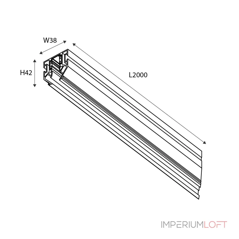Шинопровод Favourite Logica 1014-TB-200 от ImperiumLoft