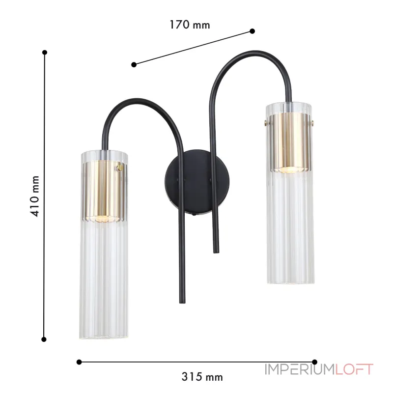 Бра F-Promo Kors 4740-2W от ImperiumLoft Бра F-Promo Kors 4740-2W от ImperiumLoft