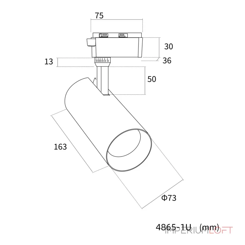 Трековый светильник Favourite Practica 4865-1U от ImperiumLoft