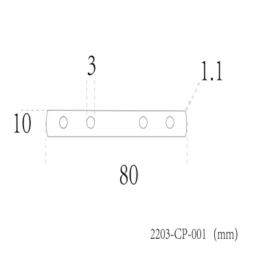 Коннектор L70xW11 Favourite Practica 2203-CP-001 Коннектор L70xW11 Favourite Practica 2203-CP-001