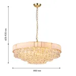 Подвесная люстра Favourite Raffinato 4783-28P от ImperiumLoft