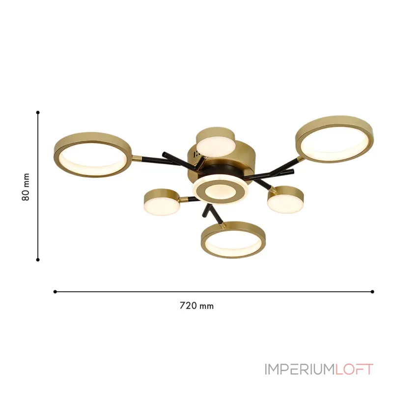Потолочная люстра F-Promo Hybrid 4686-7C от ImperiumLoft Потолочная люстра F-Promo Hybrid 4686-7C от ImperiumLoft