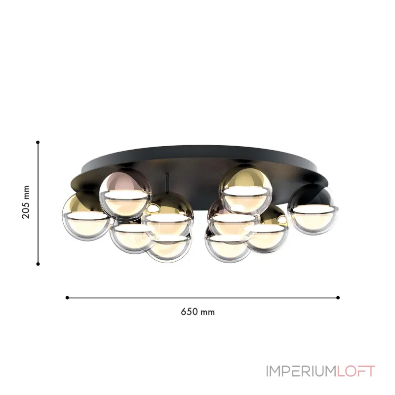 Потолочная люстра Favourite Luna 4371-12C Потолочная люстра Favourite Luna 4371-12C