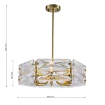 Люстра на штанге Favourite Glacies 4764-6P от ImperiumLoft