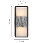 Уличный настенный светильник Favourite Powder 4825-2W от ImperiumLoft