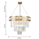 Подвесная люстра Favourite Preston 4732-12P от ImperiumLoft