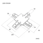 Коннектор L130xW130xH17 Favourite Practica 2202-CB-004 от ImperiumLoft