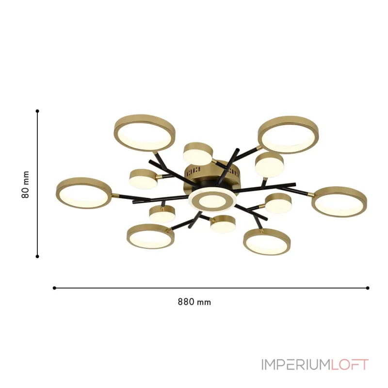 Потолочная люстра F-Promo Hybrid 4686-13C от ImperiumLoft Потолочная люстра F-Promo Hybrid 4686-13C от ImperiumLoft