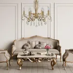 Подвесная люстра Arti Lampadari Vesuvio Gold Vesuvio E 1.1.6.601 G от ImperiumLoft