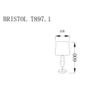 Настольная лампа Lucia Tucci Bristol BRISTOL T897.1 от ImperiumLoft