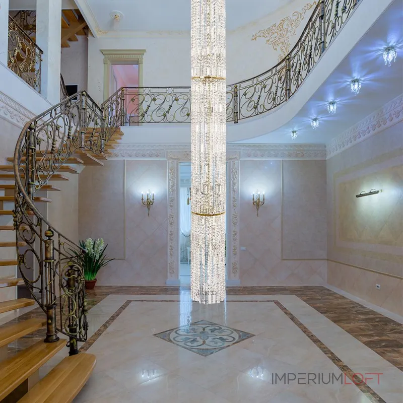 Каскадная люстра Arti Lampadari Lazio Nickel Lazio E 1.9.25.501 N от ImperiumLoft