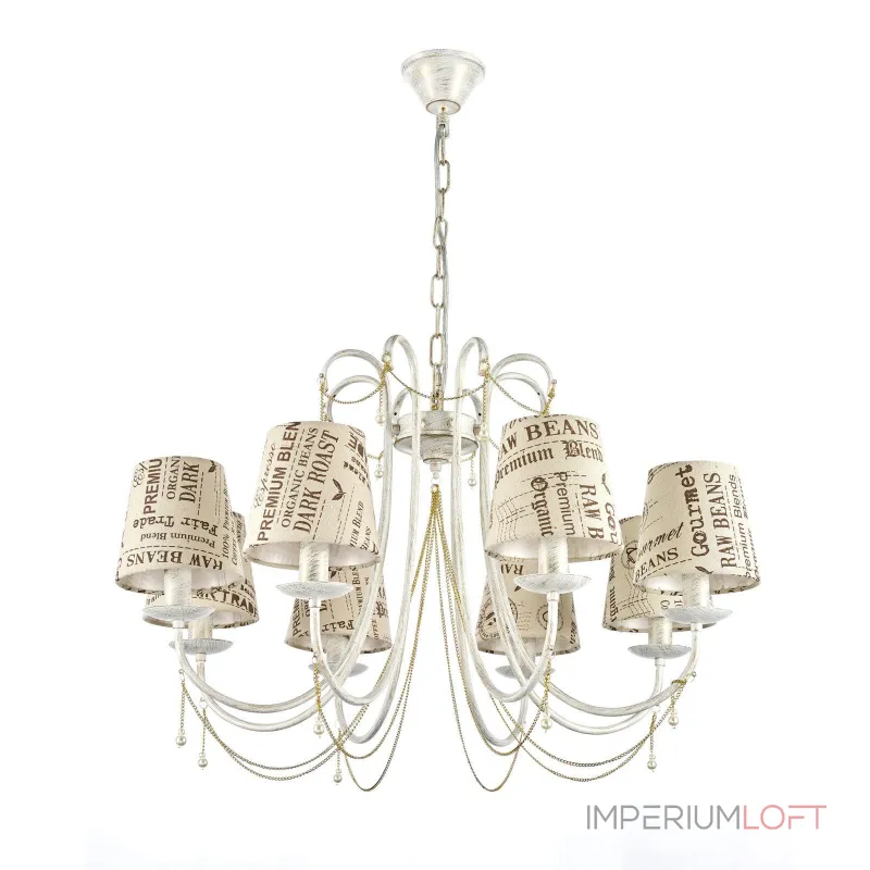 Подвесная люстра Arti Lampadari Tarsia Tarsia E 1.1.8 WG от ImperiumLoft