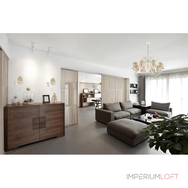 Подвесная люстра Arti Lampadari Tarsia Tarsia E 1.1.8 WG от ImperiumLoft