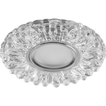 Встраиваемый светильник Feron 28985 Цвет арматуры хром Цвет плафонов фиолетовый