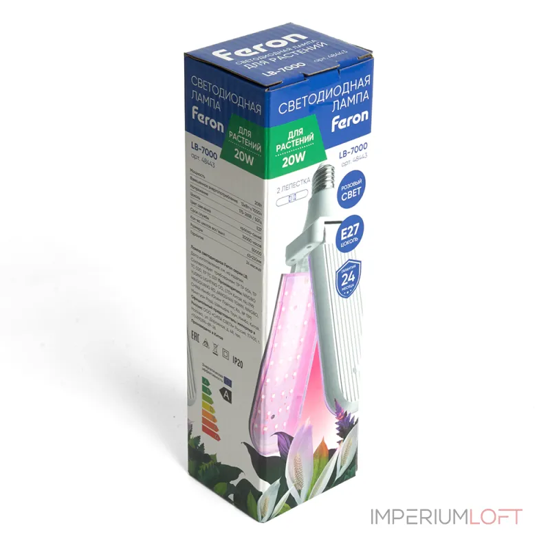 Лампа светодиодная Feron LB-7000 E27 20Вт K 48443 от ImperiumLoft