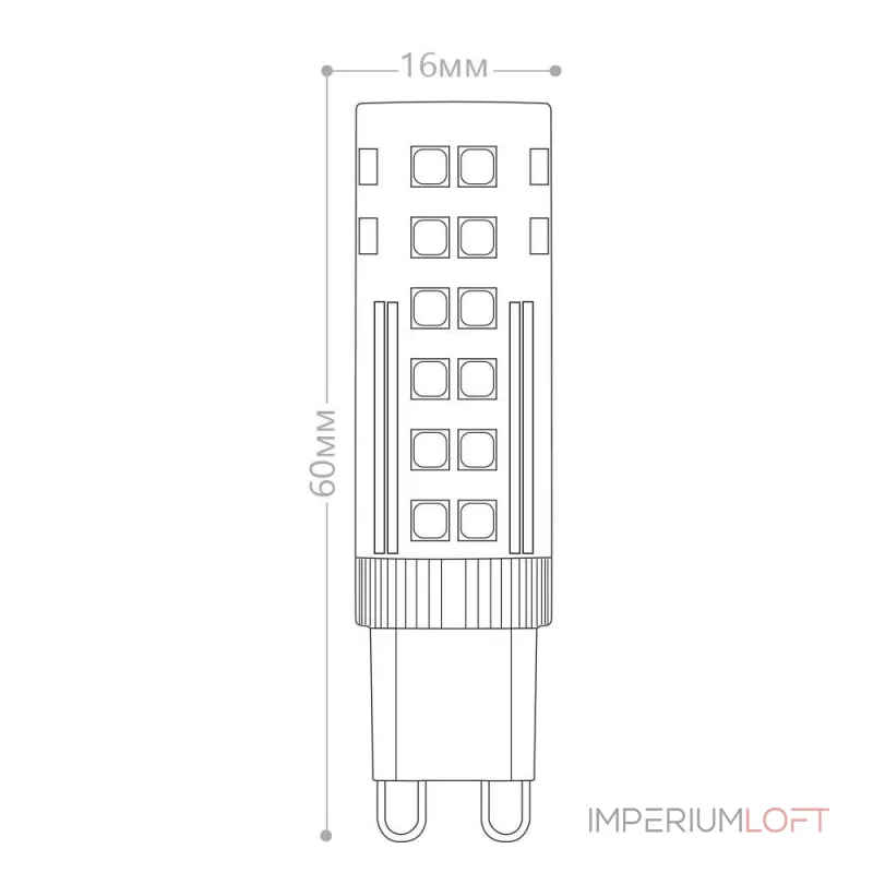 Лампа светодиодная Feron LB-433 G9 7Вт 2700K 25766 от ImperiumLoft