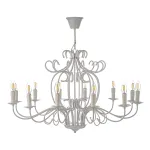 Подвесная люстра Arti Lampadari Amaro White Amaro E 1.1.12 W от ImperiumLoft