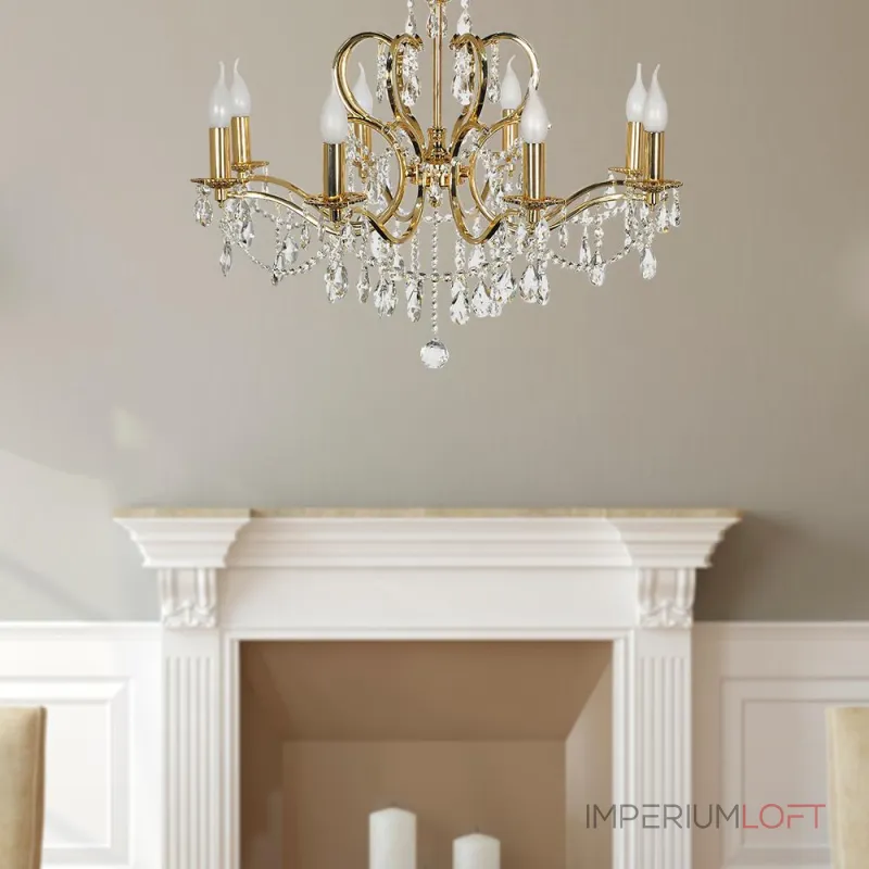 Подвесная люстра Arti Lampadari Pisani Gold Pisani E 1.1.8.601 G от ImperiumLoft Подвесная люстра Arti Lampadari Pisani Gold Pisani E 1.1.8.601 G от ImperiumLoft