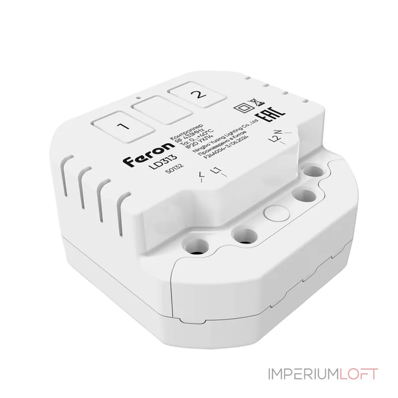 Контроллер для управления осветительным оборудованием на 2 канала Feron LD313 230 Вт 5.2A 500W 50132 от ImperiumLoft Контроллер для управления осветительным оборудованием на 2 канала Feron LD313 230 Вт 5.2A 500W 50132 от ImperiumLoft