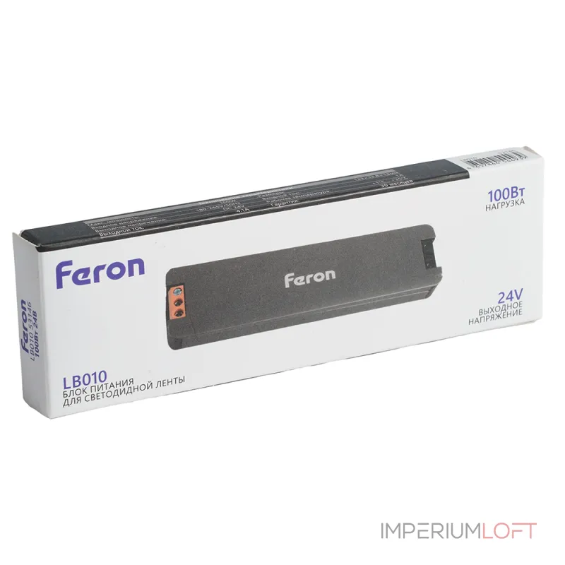 Трансформатор электронный для светодиодной ленты 100W 24V IP20 (драйвер) Feron 53146 от ImperiumLoft Трансформатор электронный для светодиодной ленты 100W 24V IP20 (драйвер) Feron 53146 от ImperiumLoft