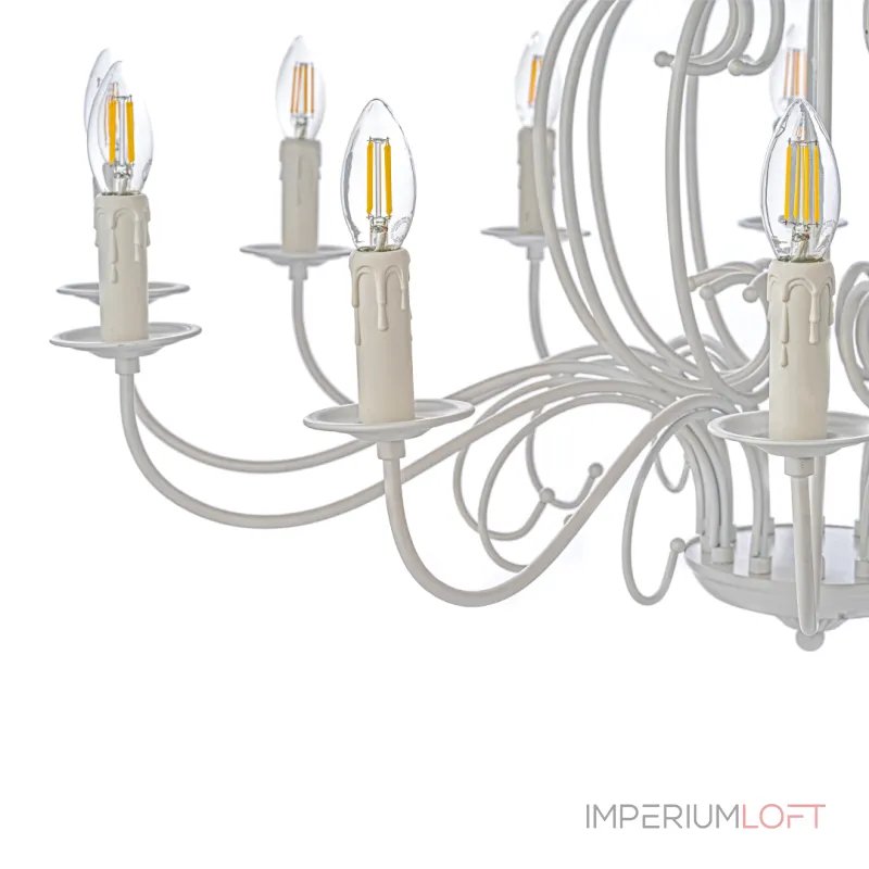 Подвесная люстра Arti Lampadari Amaro White Amaro E 1.1.12 W от ImperiumLoft