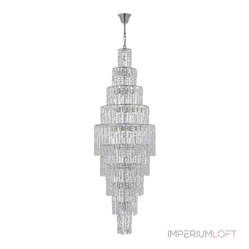 Каскадная люстра Arti Lampadari Valencia Nickel Valencia E 1.10.50.501 N от ImperiumLoft Каскадная люстра Arti Lampadari Valencia Nickel Valencia E 1.10.50.501 N от ImperiumLoft