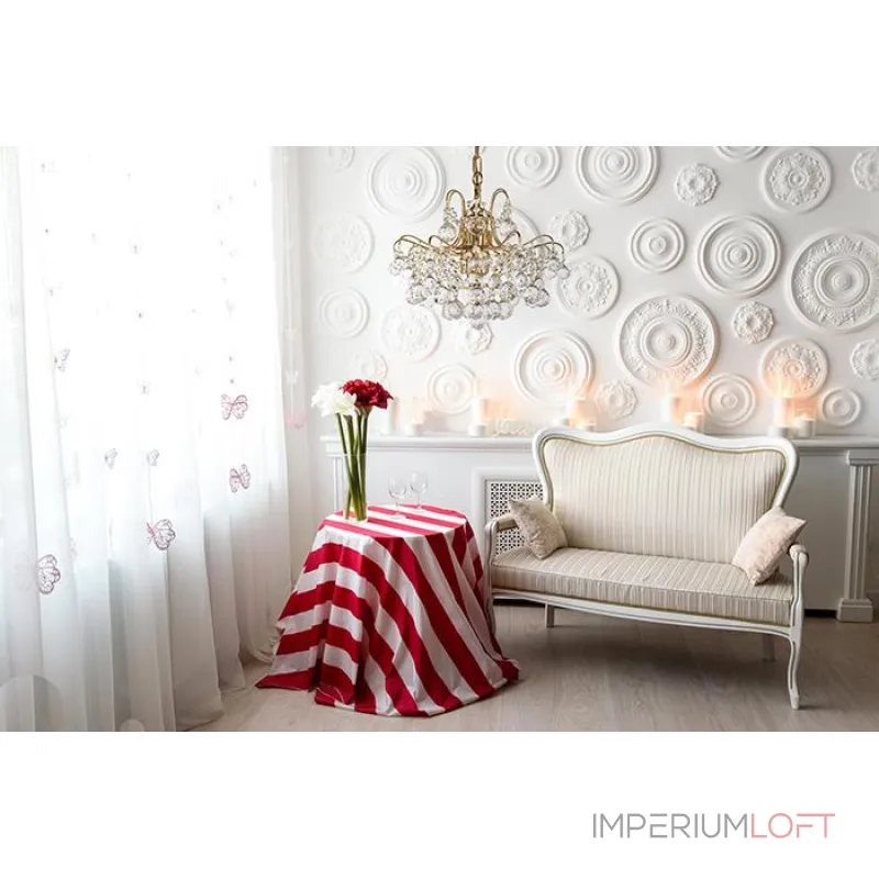 Подвесная люстра Arti Lampadari Giglio Gold Giglio E 1.5.38.100 G от ImperiumLoft