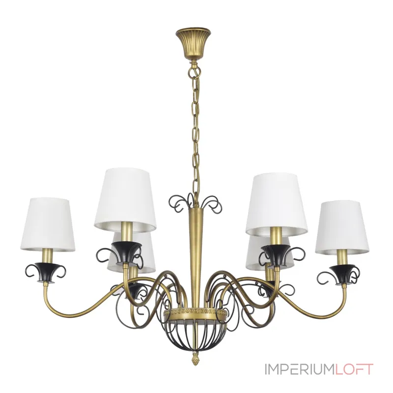 Подвесная люстра Arti Lampadari Lenola Lenola E 1.1.6 AG от ImperiumLoft Подвесная люстра Arti Lampadari Lenola Lenola E 1.1.6 AG от ImperiumLoft