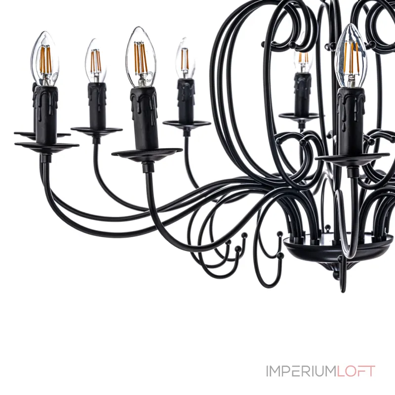 Подвесная люстра Arti Lampadari Amaro Black Amaro E 1.1.12 B от ImperiumLoft Подвесная люстра Arti Lampadari Amaro Black Amaro E 1.1.12 B от ImperiumLoft
