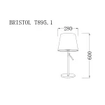 Настольная лампа Lucia Tucci Bristol BRISTOL T895.1 от ImperiumLoft