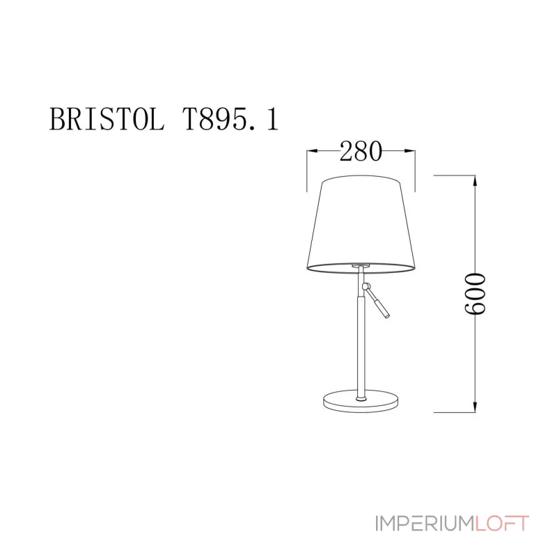 Настольная лампа Lucia Tucci Bristol BRISTOL T895.1 от ImperiumLoft Настольная лампа Lucia Tucci Bristol BRISTOL T895.1 от ImperiumLoft