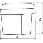 Датчик освещенности-фотоэлемент Feron SEN25 22055 от ImperiumLoft