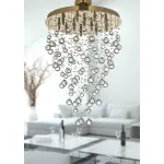 Каскадная люстра Arti Lampadari Flusso Gold Flusso H 1.4.55.615 G от ImperiumLoft