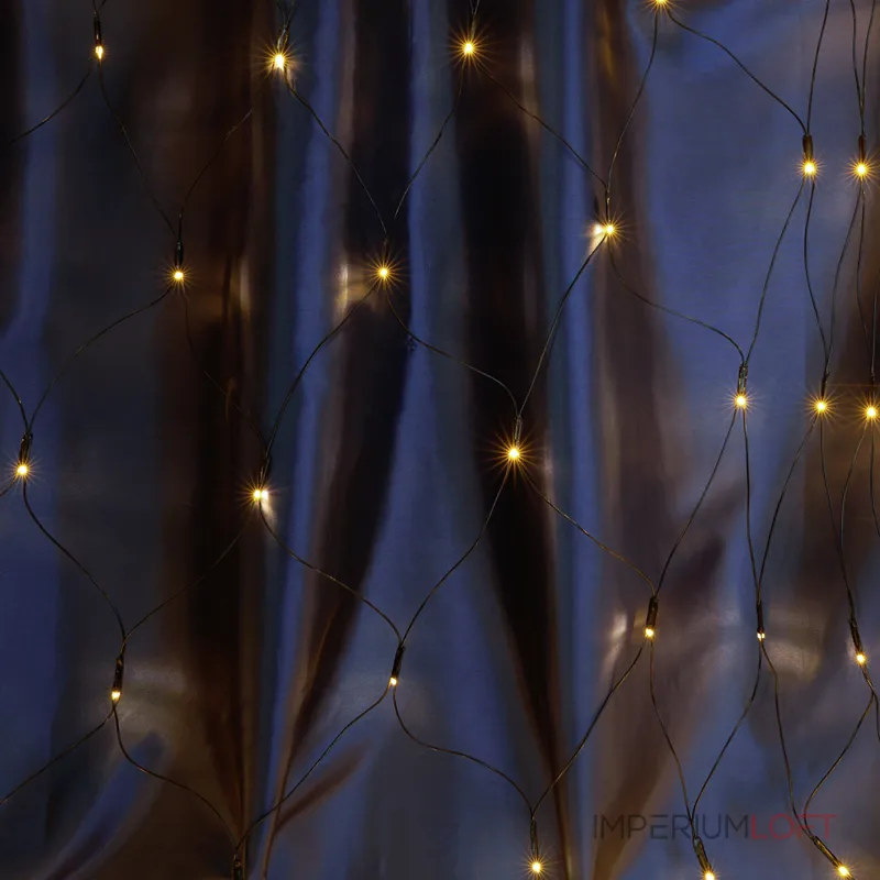 Гирлянда сеть FERON CL42, 260LED, 2700К (тёплый белый)3*3м+3м 22см, IP44, 14W от ImperiumLoft