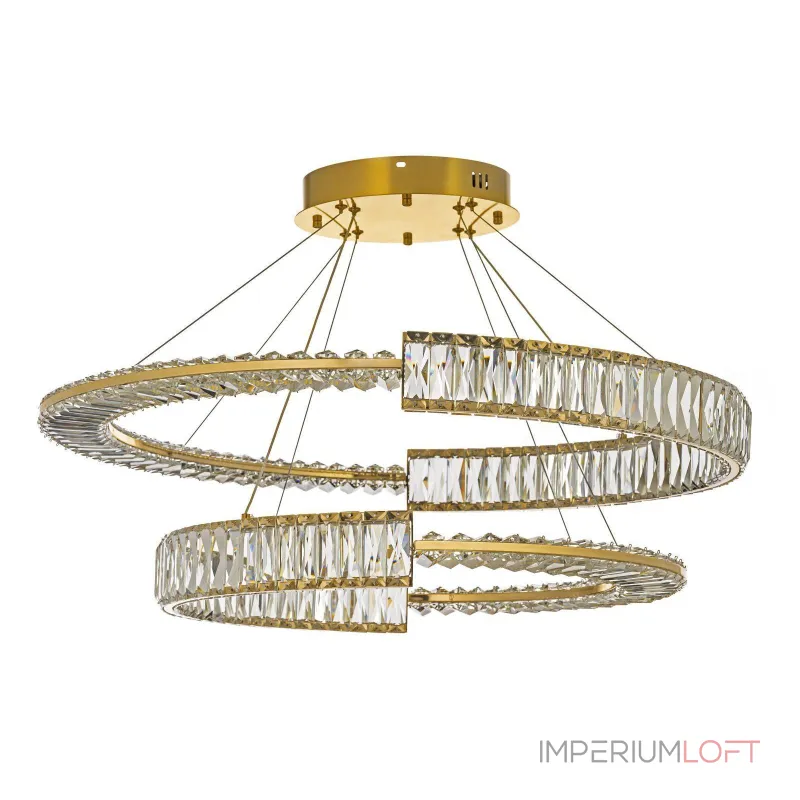 Люстра подвесная + Arti Lampadari Carini Carini L 1.5.60+80.101 G от ImperiumLoft