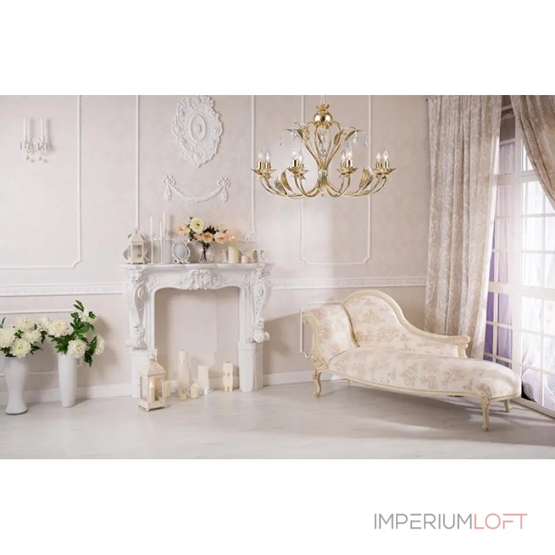 Подвесная люстра Arti Lampadari Arosio Arosio E 1.1.6 G от ImperiumLoft Подвесная люстра Arti Lampadari Arosio Arosio E 1.1.6 G от ImperiumLoft