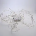 Светодиодная гирлянда 2м + 1м с питанием от батареек 200LED (теплый белый) Feron 32985 от ImperiumLoft