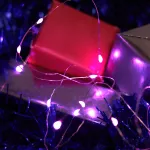 Гирлянда линейная от батареек FERON CL570 , 20LED, (розовый) 2м+0,5м IP20, 1,2W 48602 от ImperiumLoft